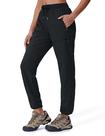 Calças de caminhada Seamaid Quick Dry Lightweight preta XS