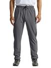 Calças de caminhada TBMPOY Quick Dry Lightweight para homens cinza/pretas L