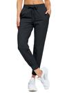 Calças de corrida Libin Athletic Sweatletic para mulheres pretas L Calças de corrida Libin Athletic Sweatletic para mulheres pretas L