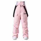 Calças de esqui GS SNOWING femininas Baggy Snow impermeáveis rosa M