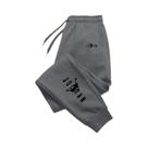 Calças De Fitness Masculinas Em Cor Sólida 2025 Moda Casual Calças Longas Para Treino Calças Justas