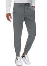 Calças de golfe JWM masculinas elásticas com presilhas de cinto Slim Fit
