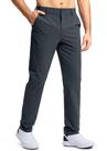 Calças de golfe Pudolla Stretch Work Dress, cinza ferro para homens