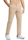 Calças de golfe Pudolla, vestido elástico masculino, leve, cáqui, 40 L x 34 L Calças de golfe Pudolla, vestido elástico masculino, leve, cáqui, 40 L x 34 L