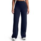 Calças de ioga Aoxjox Velura Straight Leg para mulheres Midnight Navy