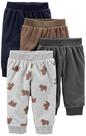 Calças de lã para bebês Simple Joys by Carter's, pacote com 4, 0 a 3 meses