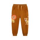 Calças De Moletom Bordadas Com Leão Para Meninos, Moda Europeia E Americana, Calças Infantis De