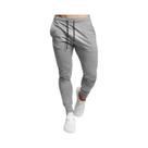 Calças De Moletom Casuais Masculinas De Tamanho Grande Com Cintura Elástica, Roupas De Fitness