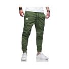 Calças De Moletom Casuais Masculinas, Jogger Cargo, Calças Harem, Calças Lápis Com Múltiplos Bolsos
