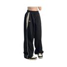 Calças de Moletom Femininas Retro - Cintura Média, Soltas e Com Cordão - Estilo Y2K