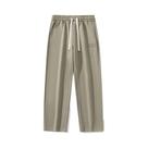 Calças De Moletom Masculinas 8XL De Perna Larga Em Algodão Com Cordão, Calças Esportivas Casuais