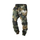 Calças De Moletom Masculinas Com Estampa Camuflada 3D, Cordão Elástico, Bolsos Laterais, Para Calças De Moletom Masculinas Com Estampa Camuflada 3D, Cordão Elástico, Bolsos Laterais, Para