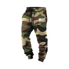 Calças De Moletom Masculinas Com Estampa Camuflada 3D, Cordão Elástico, Bolsos Laterais, Para