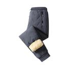 Calças De Moletom Masculinas De Inverno Grossas E Quentes, Joggers Casuais, Calças Térmicas Pretas E