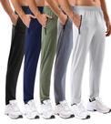Calças de Moletom Masculinas MSGD 5 Unidades com Bolsos com Zíper e Tecido Stretch
