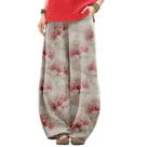 Calças de Natal LOAIHA para mulheres Boho Wide Leg Sweatpants