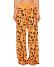 Calças de pijama femininas Vackutliv Halloween Pumpkin Ghost Print