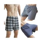 Calças De Pijama Masculinas De Algodão De Cintura Alta Tamanhos Grandes - Cuecas Boxer E Calças De Calças De Pijama Masculinas De Algodão De Cintura Alta Tamanhos Grandes - Cuecas Boxer E Calças De