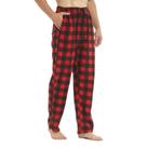 Calças De Pijama Masculinas Em Flanela Xadrez Com Bolsos, Confortáveis E Quentes Para Dormir