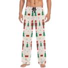 Calças de pijama Ollabaky Nutcracker Christmas Tree para homens XL