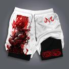 Calças De Praia Respiráveis E De Secagem Rápida Estilo Hip Hop Retro Y2K Dragon Ball Super, Shorts