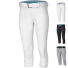 Calças de softball Easton ZONE 2 para adultos, médias, brancas