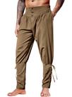 Calças de tornozelo Runcati Medieval Renaissance Viking Pirate Masculinas