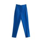 Calças de Tornozelo Vintage de Cintura Alta para Mulheres - Com Bolsos Calças de Tornozelo Vintage de Cintura Alta para Mulheres - Com Bolsos