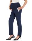 Calças de trabalho para maternidade BRATUC Stretchy Pregnancy Navy Medium Calças de trabalho para maternidade BRATUC Stretchy Pregnancy Navy Medium