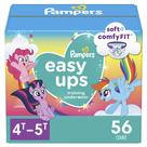 Calças de treino Pampers Easy Ups My Little Pony 4T-5T 56Ct Calças de treino Pampers Easy Ups My Little Pony 4T-5T 56Ct