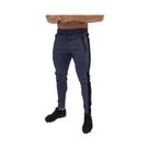 Calças De Treino Slim Fit Para Homens, Estilo Harajuku, Calças Casuais Sólidas Com Cordão