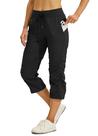 Calças de viagem Capris Willit Lightweight para mulheres pretas XXL
