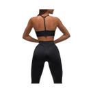 Calças De Yoga Esportivas plus Size De Cor Sólida Com Cintura Cruzada Elástica E Respirável Para