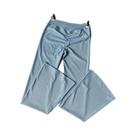 Calças De Yoga Femininas Com Efeito Levanta Bumbum, Cintura Cruzada, Perna Larga, Detalhe Franzido, Calças De Yoga Femininas Com Efeito Levanta Bumbum, Cintura Cruzada, Perna Larga, Detalhe Franzido,