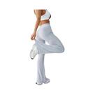 Calças De Yoga Flare De Cintura Alta Respiráveis Para Mulheres, Roupas De Fitness E Esporte