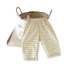 Calças Esportivas Xadrez Para Meninos, Calças Casuais Soltas Para Crianças, Moda Primavera Para
