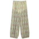 Calças Femininas De Cintura Alta Com Estampa Floral, Modelo Baggy, Verão 2025, Perna Larga, Túnica