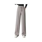 Calças Femininas De Cintura Alta Com Pernas Retas, Moda Primavera-Outono, Versáteis, Quentes,
