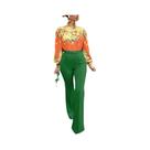 Calças Femininas Slim Com Corte Bell-Bottom, Calças Flare De Cor Sólida Para Escritório, Primavera E