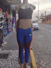 Calças fitness com crop fitness