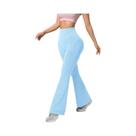 Calças Flare Sem Costura De Cintura Alta Para Mulheres, Elásticas, Com Controle De Barriga, Para Calças Flare Sem Costura De Cintura Alta Para Mulheres, Elásticas, Com Controle De Barriga, Para
