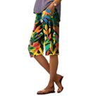 Calças fluidas para mulheres Hippie Novelty Y2K Designer Shorts, cintura elástica vitoriana, cintura média, mistura de algodão e poliéster, macia e confortável, respirável, folgada, calça grande, 2GG