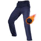 Calças gratuitas para homens, forradas de lã, forradas de lã, para caminhadas, azul escuro Calças gratuitas para homens, forradas de lã, forradas de lã, para caminhadas, azul escuro