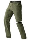 Calças gratuitas SOLDIER Convertible Hiking Army Green 34 L x 81 cm