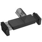 Calças Hangers NORTHERN BROTHERS Black, pacote com 10 clipes de plástico Calças Hangers NORTHERN BROTHERS Black, pacote com 10 clipes de plástico