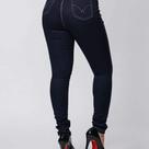 Calças jeans feminina com laycra Calças jeans feminina com laycra