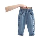 Calças Jeans Flare Para Meninas, Moda De Primavera, Calças Infantis De Camada Única Para Crianças De