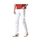 Calças Jeans Masculinas De Algodão Stretch Confortáveis, Corte Reto, Casual, Denim Preto, Branco,