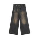 Calças Jeans Masculinas Vintage Com Corte Baggy E Perna Reta, Denim Casual, Estilo Streetwear Para Calças Jeans Masculinas Vintage Com Corte Baggy E Perna Reta, Denim Casual, Estilo Streetwear Para