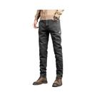 Calças Jeans Masculinas Vintage Slim Fit Bordadas Moda Coreana Denim Stretch Streetwear